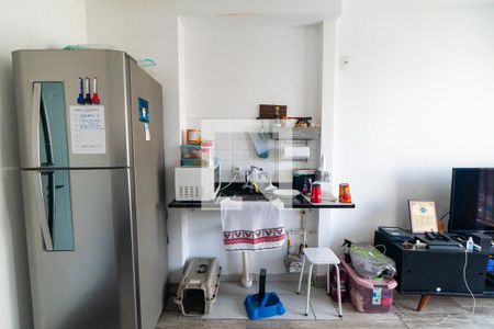 Sala/Cozinha de kitnet/studio à venda com 1 quarto, 27m² em Vila Guarani (zona Sul), São Paulo