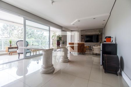 Sala de Jantar de apartamento à venda com 4 quartos, 198m² em Empresarial 18 do Forte, Barueri