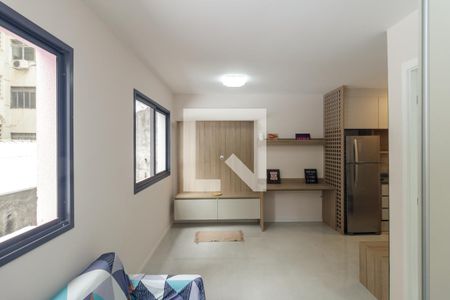 Sala/Quarto  de apartamento para alugar com 1 quarto, 26m² em Vila Buarque, São Paulo