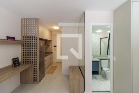 Sala/Quarto  de apartamento para alugar com 1 quarto, 26m² em Vila Buarque, São Paulo