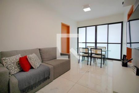 Sala de apartamento para alugar com 3 quartos, 78m² em Serra, Belo Horizonte