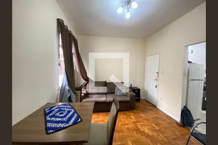 Sala de apartamento à venda com 1 quarto, 50m² em Todos Os Santos, Rio de Janeiro