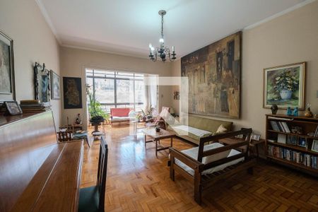 Sala de apartamento à venda com 3 quartos, 108m² em República, São Paulo