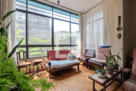 Sala de apartamento à venda com 3 quartos, 108m² em República, São Paulo