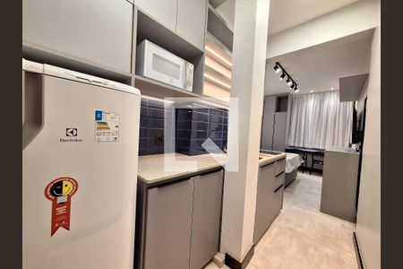 Cozinha de apartamento para alugar com 1 quarto, 22m² em Centro, Rio de Janeiro