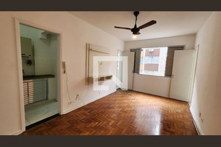 Sala de kitnet/studio para alugar com 1 quarto, 40m² em Aparecida, Santos