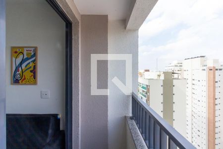 Varanda da Sala de apartamento à venda com 1 quarto, 27m² em Água Branca, São Paulo