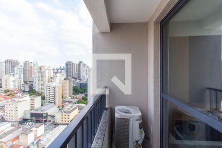 Varanda da Sala de apartamento à venda com 1 quarto, 27m² em Água Branca, São Paulo