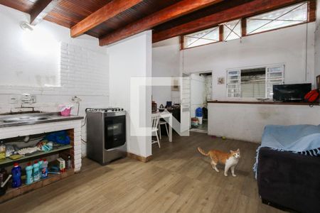 Sala/ Cozinha de casa à venda com 2 quartos, 90m² em Jardim Aeroporto, São Paulo