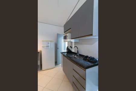 Cozinha de kitnet/studio para alugar com 1 quarto, 19m² em Centro, Campinas