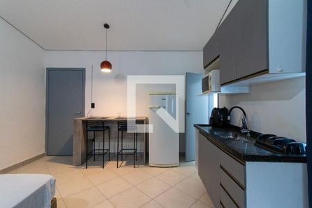 Cozinha de kitnet/studio para alugar com 1 quarto, 19m² em Centro, Campinas