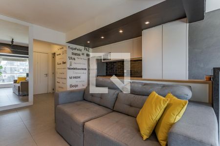 Sala de apartamento à venda com 2 quartos, 78m² em Petrópolis, Porto Alegre