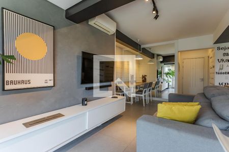 Sala de apartamento à venda com 2 quartos, 78m² em Petrópolis, Porto Alegre