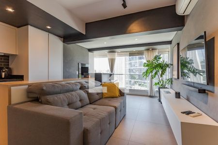 Sala de apartamento à venda com 2 quartos, 78m² em Petrópolis, Porto Alegre