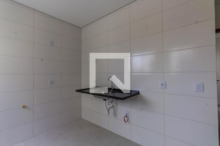 Sala/Cozinha e Área de Serviço de apartamento para alugar com 2 quartos, 37m² em Tatuapé, São Paulo