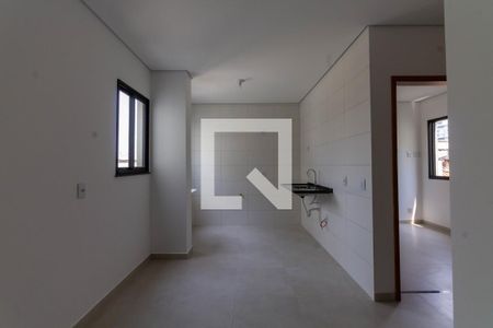 Sala/Cozinha e Área de Serviço de apartamento para alugar com 2 quartos, 37m² em Tatuapé, São Paulo