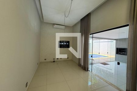 Sala de casa de condomínio para alugar com 3 quartos, 242m² em Quinta da Primavera, Ribeirão Preto