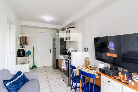 Sala de apartamento à venda com 1 quarto, 27m² em Jardim Caravelas, São Paulo