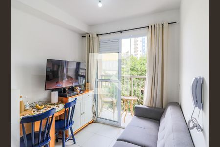 Sala de apartamento à venda com 1 quarto, 27m² em Jardim Caravelas, São Paulo