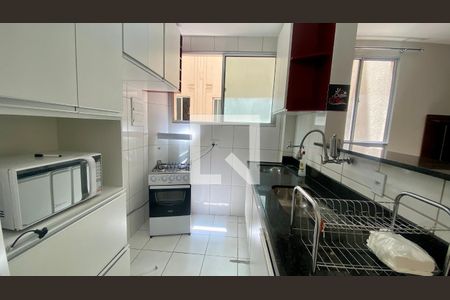 Cozinha de apartamento para alugar com 2 quartos, 43m² em Salgado Filho, Belo Horizonte