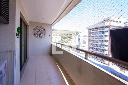 Varanda da Sala de apartamento à venda com 3 quartos, 97m² em Vital Brasil, Niterói