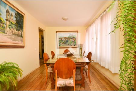 Sala de jantar de apartamento à venda com 2 quartos, 120m² em São Lucas, Belo Horizonte