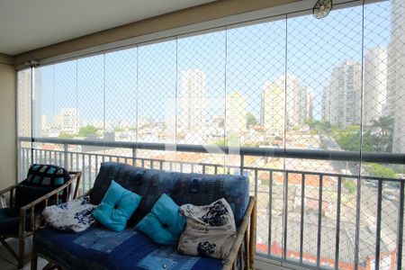 Varanda de apartamento à venda com 3 quartos, 99m² em Vila Gomes Cardim, São Paulo