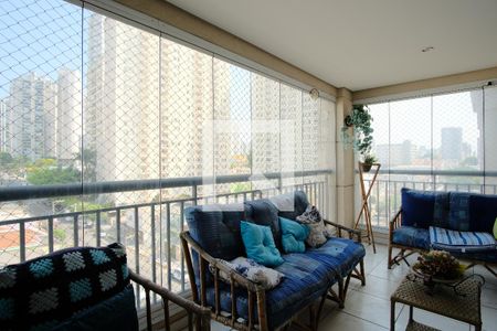 Varanda de apartamento à venda com 3 quartos, 99m² em Vila Gomes Cardim, São Paulo