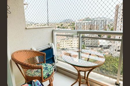 Varanda da Sala de apartamento à venda com 2 quartos, 52m² em Todos Os Santos, Rio de Janeiro