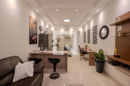 Sala/Cozinha de apartamento à venda com 1 quarto, 48m² em Consolação, São Paulo