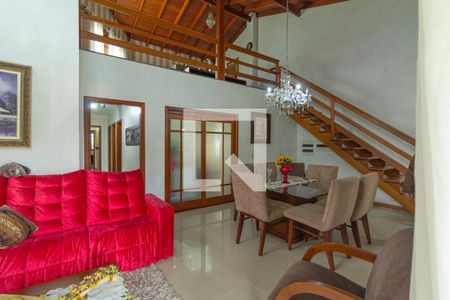 Sala e sala de jantar de casa à venda com 4 quartos, 476m² em Nossa Senhora das Graças, Canoas