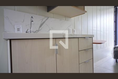 Cozinha de casa para alugar com 1 quarto, 19m² em Saco Grande, Florianópolis