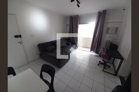 Sala de apartamento para alugar com 1 quarto, 30m² em Itararé, São Vicente