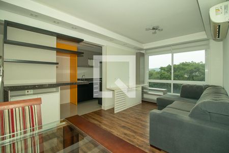 Sala de apartamento à venda com 2 quartos, 62m² em Jardim Carvalho, Porto Alegre