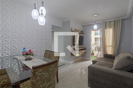 Sala de apartamento à venda com 3 quartos, 70m² em Vila Caraguatá, São Paulo