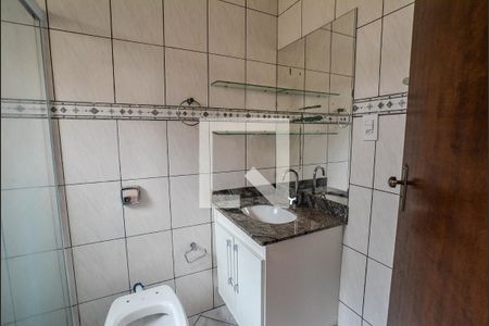 Banheiro da Suíte de apartamento para alugar com 3 quartos, 96m² em Vila Junqueira, Santo André