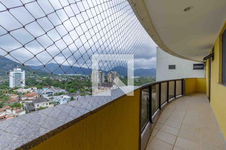 Varanda Sala de apartamento para alugar com 2 quartos, 74m² em Recreio dos Bandeirantes, Rio de Janeiro