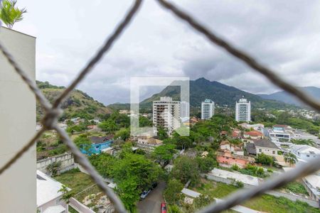 Varanda Sala Vista de apartamento para alugar com 2 quartos, 74m² em Recreio dos Bandeirantes, Rio de Janeiro