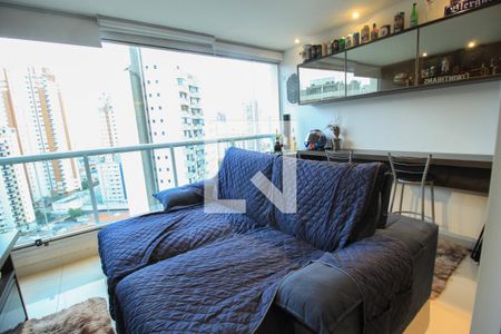 Sala de apartamento à venda com 1 quarto, 55m² em Vila Regente Feijó, São Paulo