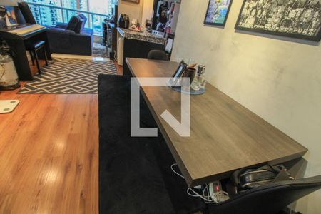 Sala de apartamento à venda com 1 quarto, 55m² em Vila Regente Feijó, São Paulo