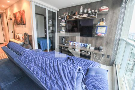 Sala de apartamento à venda com 1 quarto, 55m² em Vila Regente Feijó, São Paulo