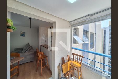 Varanda de apartamento à venda com 1 quarto, 38m² em Vila Pompéia, São Paulo