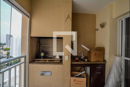 Varanda da Sala de apartamento para alugar com 2 quartos, 76m² em Campestre, Santo André