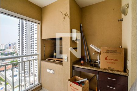 Varanda da Sala de apartamento para alugar com 2 quartos, 76m² em Campestre, Santo André