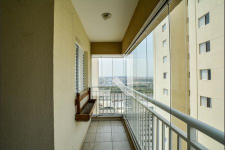 Varanda da Sala de apartamento para alugar com 2 quartos, 76m² em Campestre, Santo André