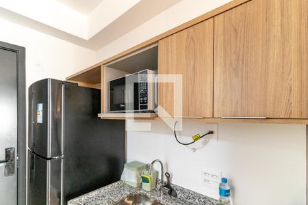 Cozinha de kitnet/studio para alugar com 1 quarto, 30m² em Indianópolis, São Paulo