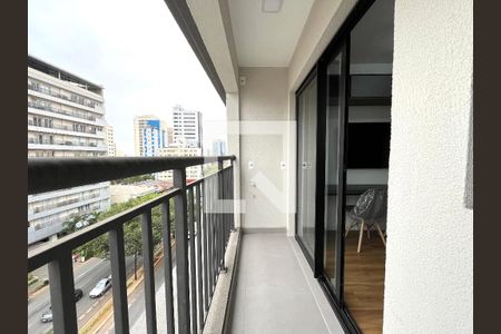 Studio/varanda de kitnet/studio para alugar com 1 quarto, 26m² em Mirandópolis, São Paulo