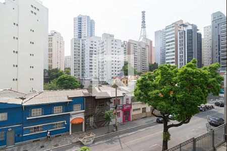 Vista da Sala de apartamento à venda com 2 quartos, 70m² em Bela Vista, São Paulo