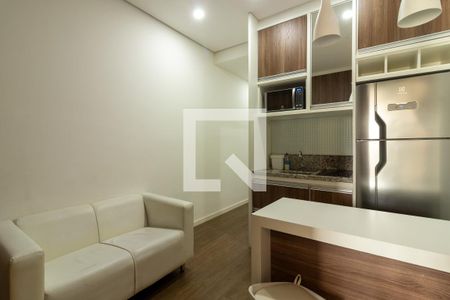 Sala/Cozinha de kitnet/studio para alugar com 1 quarto, 25m² em Granja Viana, Cotia