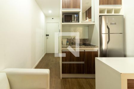 Sala/Cozinha de kitnet/studio para alugar com 1 quarto, 25m² em Granja Viana, Cotia